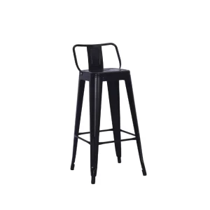 High Bar Stools Restaurant Chairs Nordic Iron Modern Industrial Style Commercial Kitchen Hotel Dining Bar Chairs Furniture