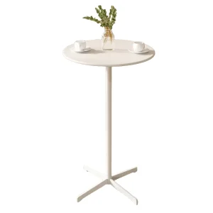 High Bar Table Dining Table Desk Courtyard Patio Metal Minimalist Industrial Modern for Restaurant Coffee Shop Outdoor