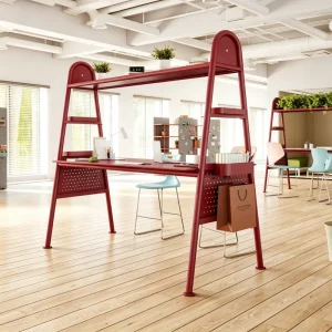 High Bar Table Standing Desk and Communal High Table Modern designed for Open Office Bar Area Tailorable for Commercial Use
