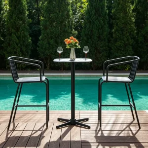 High Bar Table and Chair Set for Events Bar Counter Commercial Furniture