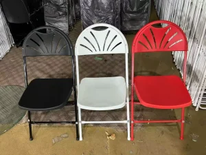 High Capacity Folding Plastic Chair for Outdoor Garden Hotel Lightweight Stackable