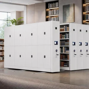 High Density Mobile Shelving Rolling Steel Compactor System Office Archive Library Storage Shelf Sliding Unit Rack