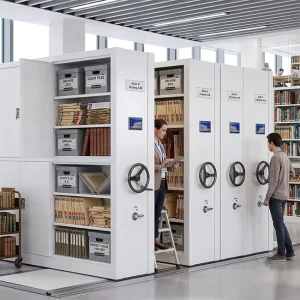 High Density Mobile Shelving Steel Lockable Modern File Document Storage Cabinet for Office School