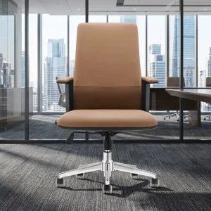 High End Adjustable Height Ergonomic Luxury Swivel Modern Commercial Genuine Leather Executive Leather Office Chair