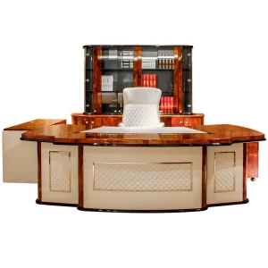 High End Big boss Ceo Work Room Office Furniture Table Wooden Executive Desk