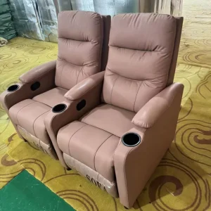 High-End Cinema Sofa Seats High Comfort Auditorium Chair With Seat Cup Holder for Music Hall and Cultural Hall