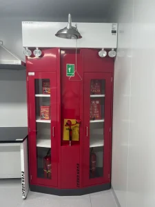 High End Laboratory Emergency Supply Cabinet Safety Island Fire Box Fire Cabinet Fire Extinguisher Emergency Shower Cabinet