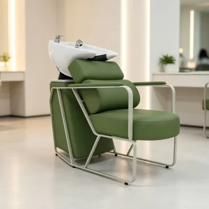 High End Metal Frame Hair Washing Chair Beauty Salon Hair Shampoo Chair Unit