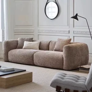 High End Modern 4 Seater Sofas Home Cream Cloud Couches Living Room Sofa Set Designer Comfortable Sofa for Living Room Furniture