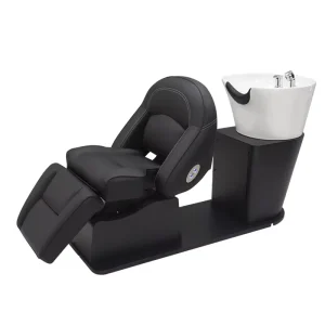 High End Modern Custom Color 180 Rotatable Electric Massage Shampoo Chair with Stainless Steel Frame for Barbershop Salon