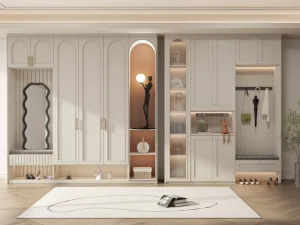 High End Modern Custom Shoe Cabinet with Hidden Compartment for Entrance Hall Whole House Decoration