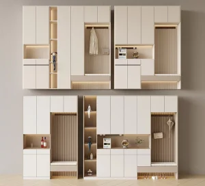 High End Modern Custom Shoe Cabinet with Hidden Compartment for Entrance Hall Whole House Decoration