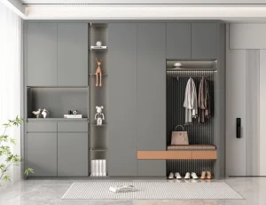 High End Modern Custom Shoe Cabinet with Hidden Compartment for Entrance Hall Whole House Decoration