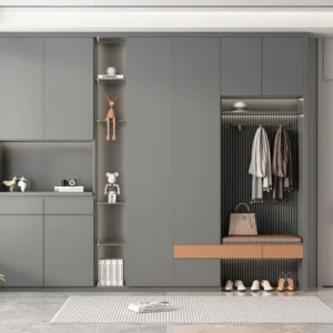 High End Modern Custom Shoe Cabinet with Hidden Compartment for Entrance Hall Whole House Decoration