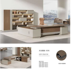 High End Modern Elegant Wood Office Conference Table Premium Executive Meeting Desk Adjustable Eco Friendly High Grade Corporate