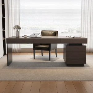 High End Plywood Office Desk with Drawers Computer Office Table for Small Office