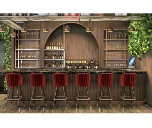 High End Pub Bar Counter Lounge Bar Design Restaurant Furniture Manufacturer