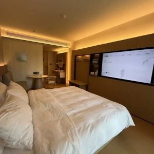 High End Smooth Finished Hotel Bed Hotel Bedroom Furniture Set
