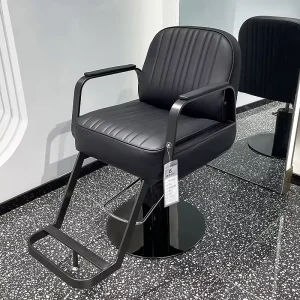 High End Synthetic Leather Barber Salon Chair 360 Degree Swivel Height Adjustable Eco Friendly Modern Design for Barber Shop Use