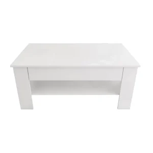 High Grade Modern White MDF Coffee Table with Contemporary Design