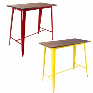 High Leg Modern Metal bar Table