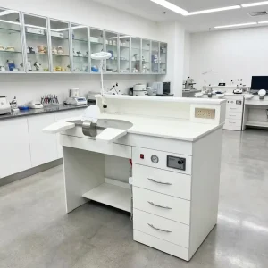 High Load bearing Dental Laboratory Furniture Cabinet Desk for Dental Raw Material Test and Sample Production