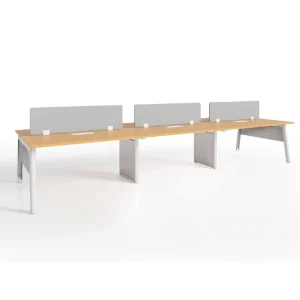 High Quality 6 Seater Office Workstation Metal Frame Office Workstation Desk Table
