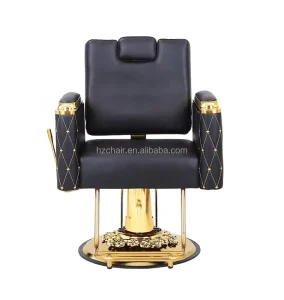 High Quality Adjustable Durable Hydraulic Barber Chair Styling Chair for Barber Shops and Hair Salons