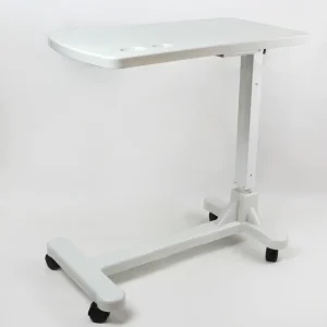 High Quality Blue White ABS Hospital Over Bed Dinning Table for Hospital Furniture Sale