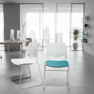 High Quality Comfortable Modern Lift Mesh Office Chair Adjustable Height Iron Frame Armless Design Multi function Leisure