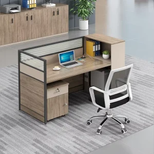 High Quality Commercial Modern Wooden Panel Executive Office Desk with Cubicle Partition