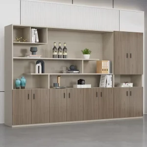 High Quality Commercial Office Furniture Filing Cabinet with Drawer Modern Wood Door Office Storage Cabinet Home Use Equipment