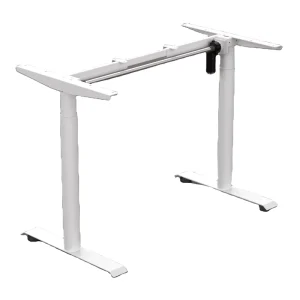 High Quality Convertible Standing Desk Ergonomic Modern Office Computer Table Single Motor Electric Height Adjustable Stainless