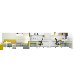 High Quality Cubicle Office Partition Modular Furniture Workstations for Open Working Area