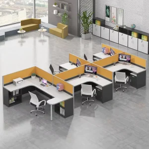 High Quality Cubicle Partition Workstation 2 4 6 Person Call Center Office Computer Desk