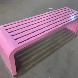High Quality Customizable Modern Iron Patio Bench for Outdoor Use Parks Gyms Entry Areas Durable Eco Friendly Water Resistant