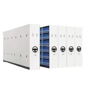 High Quality Customizable Steel Mobile Shelving System Modern Movable Adjustable Compact Filing Cabinets Home School Hotel