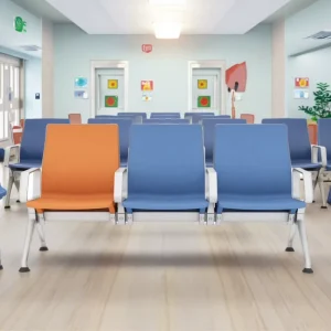 High Quality Customized 1 3 5 Seat PU Hospital Waiting Chairs Modern Design for Clinic Dental Public Office Hospital Areas