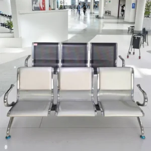 High Quality Customized Modern 1 5 Seat PU Aluminum Alloy Hospital Waiting Chairs 5 Year Warranty for School Gym Clinic Dental