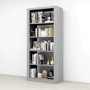 High Quality Detachable Multilayer Library Furniture Durable and Strong Cold Rolling Steel Finished Bookshelf