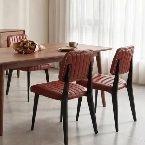 High Quality Dining Chair Metal With Upholstery Luxury Metal Chair Restaurant Chair