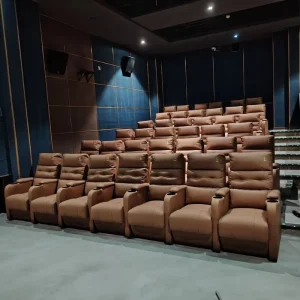 High Quality Electric Sofa Theater Chair Carefully Crafted Electric Auditorium Sofas Lounge Chairs for Cinemas