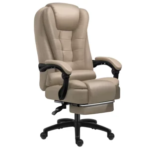 High Quality Ergonomic Executive Office Chair Adjustable Modern Design in Synthetic Leather for Home Office Use