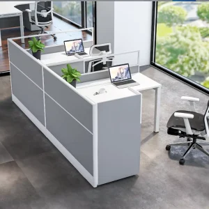 High Quality European style Modern Design Office Space Melamine Partition Cubicle Customizable Size Home Office