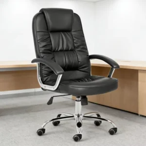 High Quality Executive Office Height Adjustable Swivel PU Leather Boss Manager Office Chairs