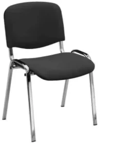 High Quality Fabric Office Visitors Waiting Room Chairs Without Wheels Metal Frame Profile