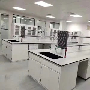 High Quality Healthy Labs Steel Lab Table Chemical Resistant Lab Work Bench Factory Direct Sale