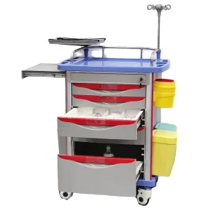 High Quality Hospital Emergency Cart for Clinics and Medical Facilities