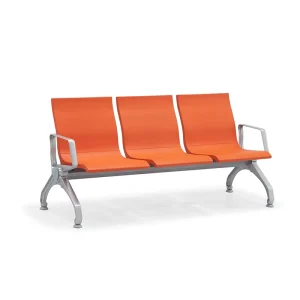 High Quality Hospital Reception Waiting Chair Three Seats Leather Aluminum Alloy Chair Outpatient Queuing Medical Waiting Chair