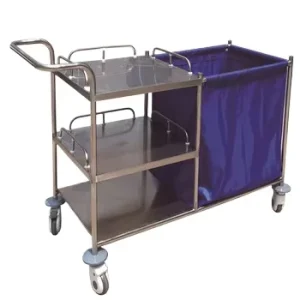 High Quality Hospital Trolley Cart Made of Stainless Steel for Safe and Hygienic Use